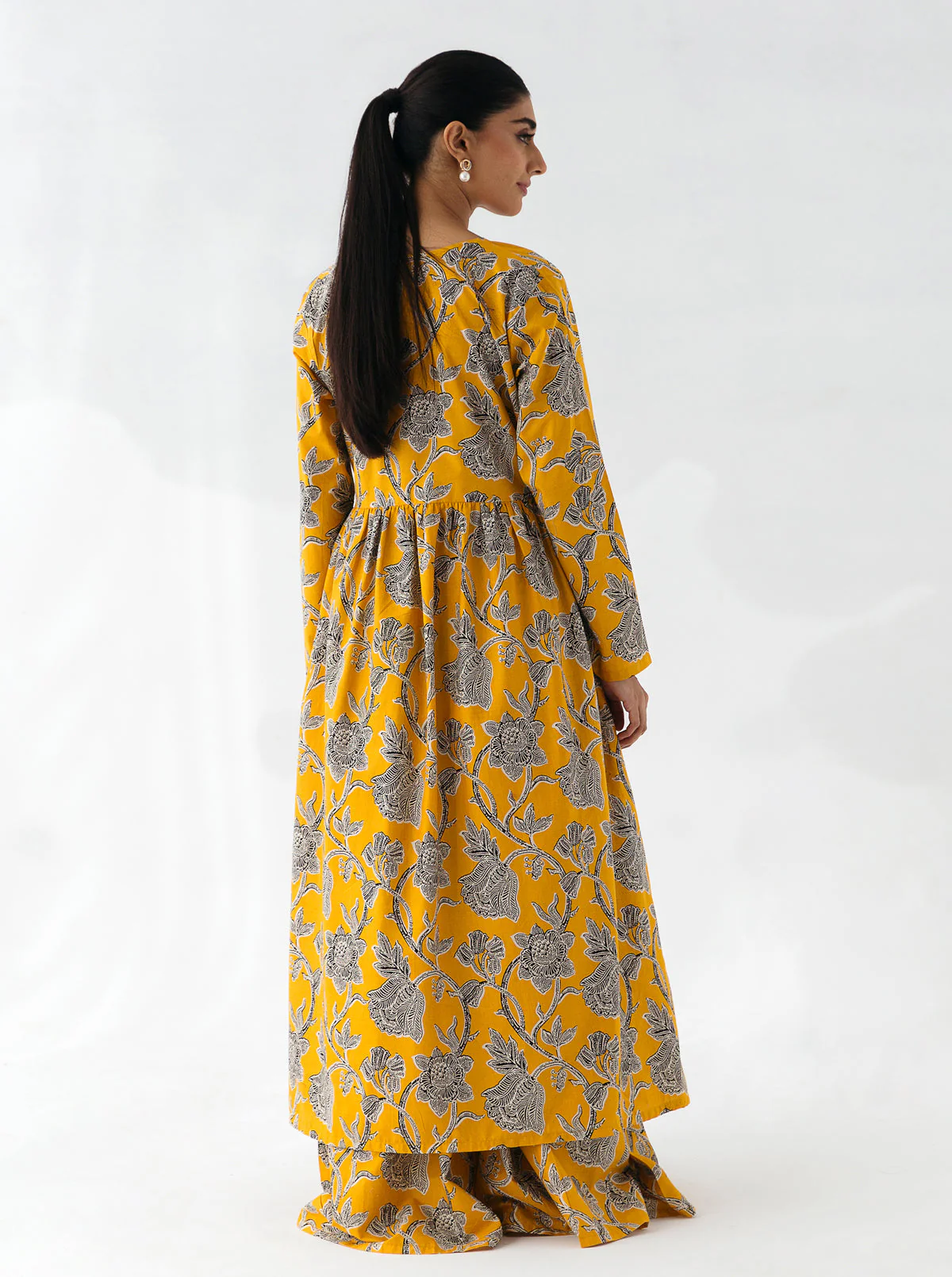 2 PIECE - PRINTED CAMBRIC SUIT - SUNSTRUCK GOLD - Image 2