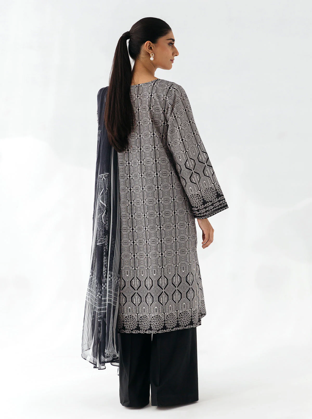 2 PIECE - EMBROIDERED CAMBRIC SUIT - MYSTERY GEM - Image 3