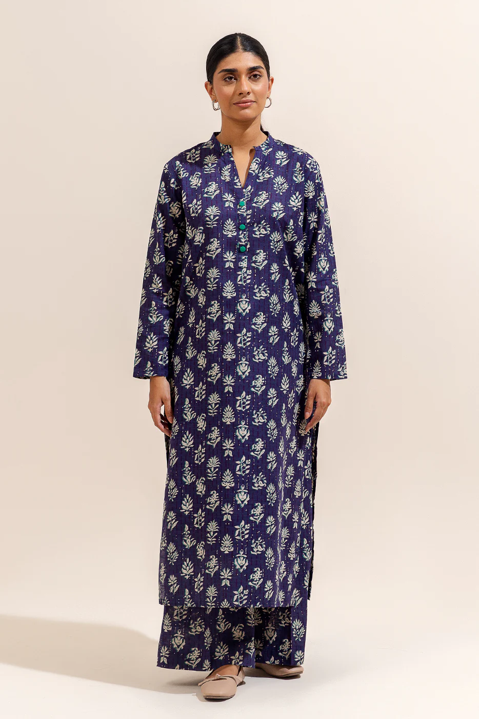 2 PIECE PRINTED KHADDAR SUIT-RAISIN TALE (UNSTITCHED) - Image 2