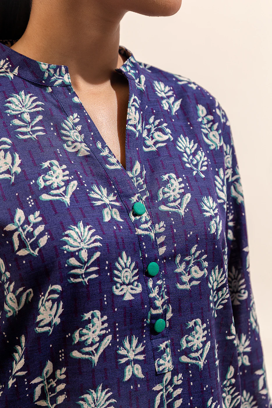 2 PIECE PRINTED KHADDAR SUIT-RAISIN TALE (UNSTITCHED) - Image 4