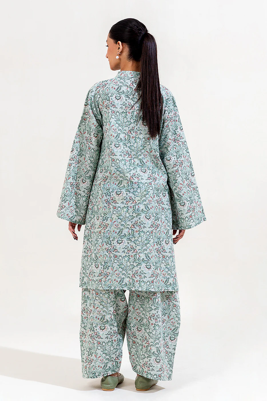 2 PIECE PRINTED KHADDAR SUIT-JACOBEAN PEARL (UNSTITCHED) - Image 3