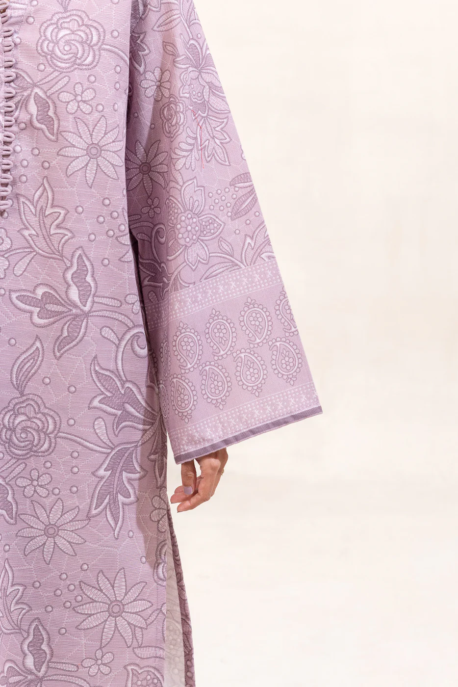 3 PIECE PRINTED KHADDAR SUIT-FLORAL BLISS (UNSTITCHED) - Image 6