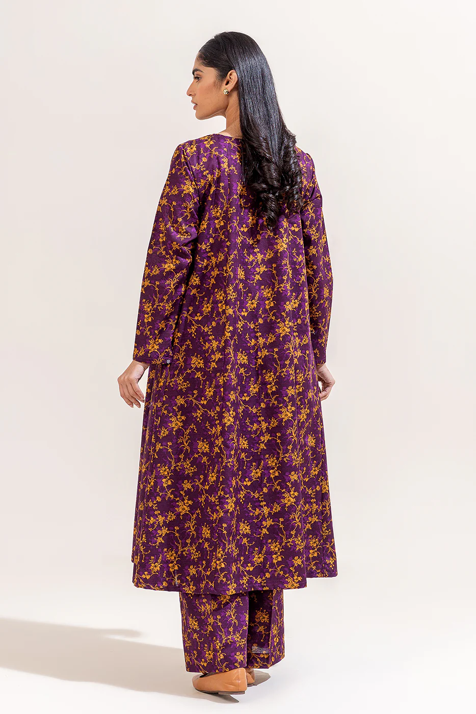 2 PIECE PRINTED KHADDAR SUIT-VINTAGE GLOW (UNSTITCHED) - Image 3