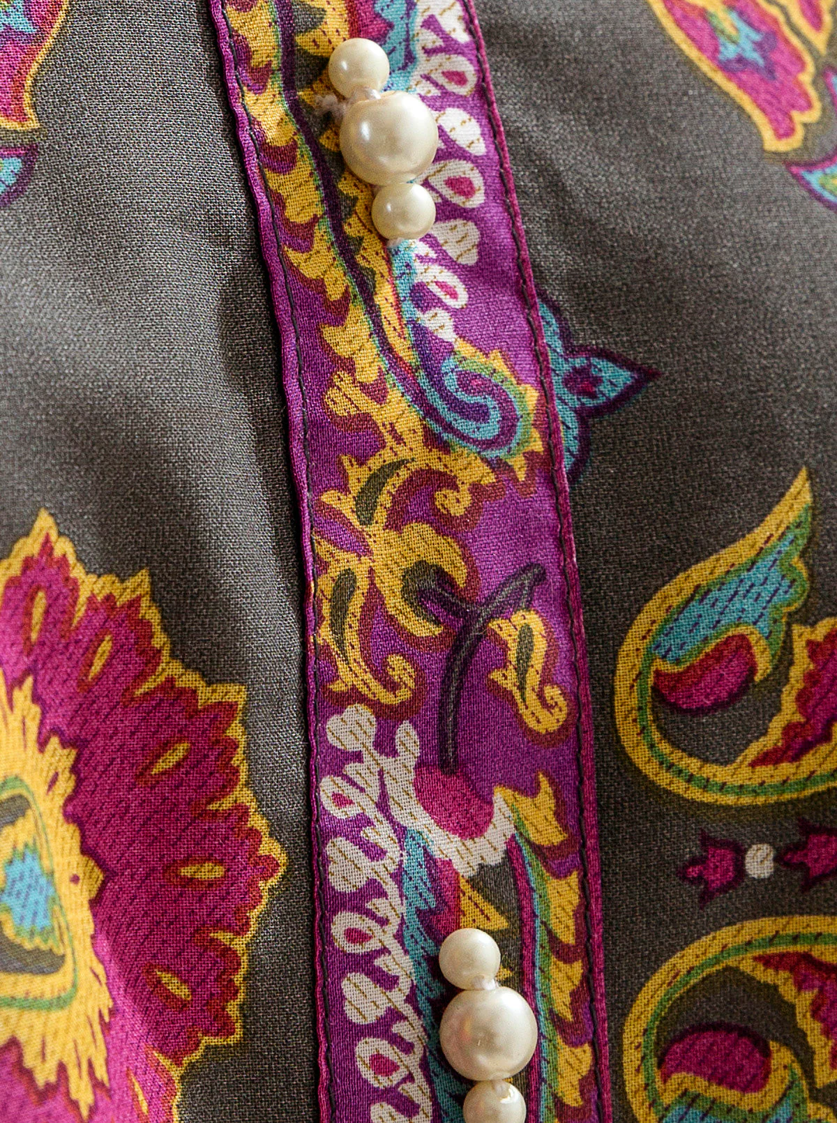 2 PIECE - PRINTED LAWN SUIT - MIDNIGHT GREY - Image 5