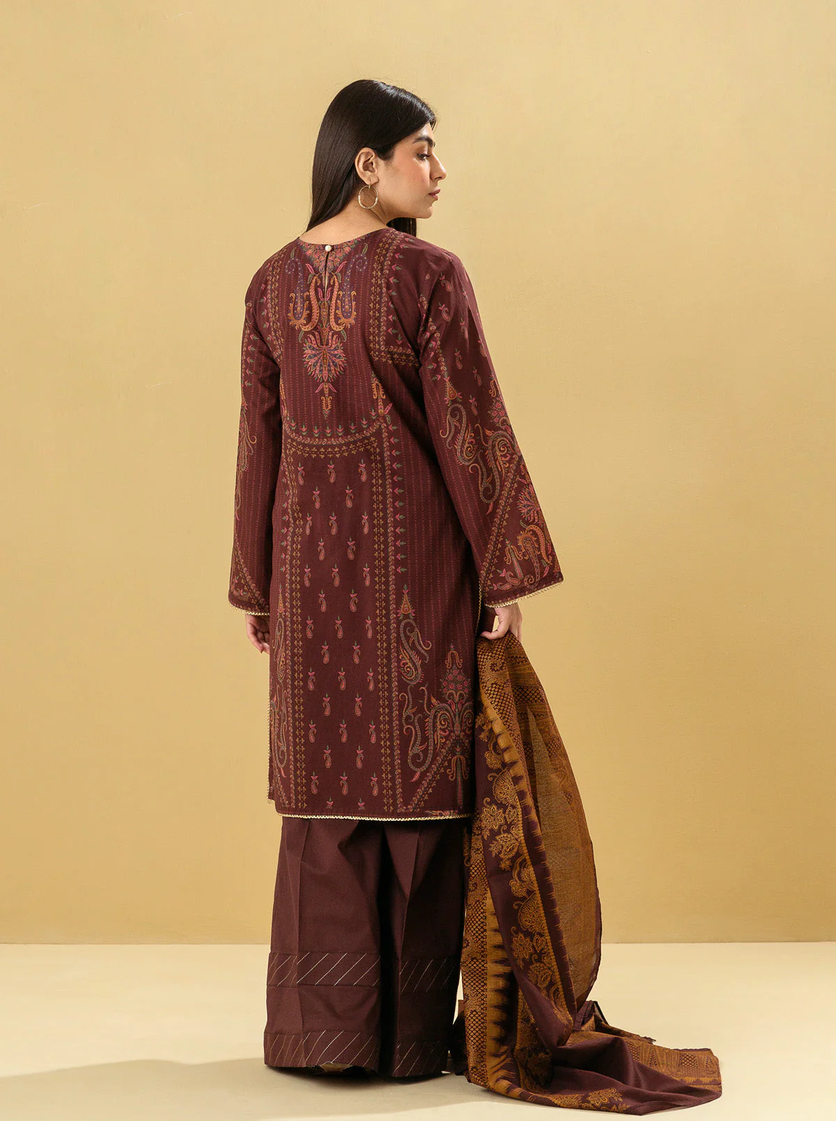 3 PIECE - EMBROIDERED LAWN SUIT - ENCHANTED JEWEL - Image 6