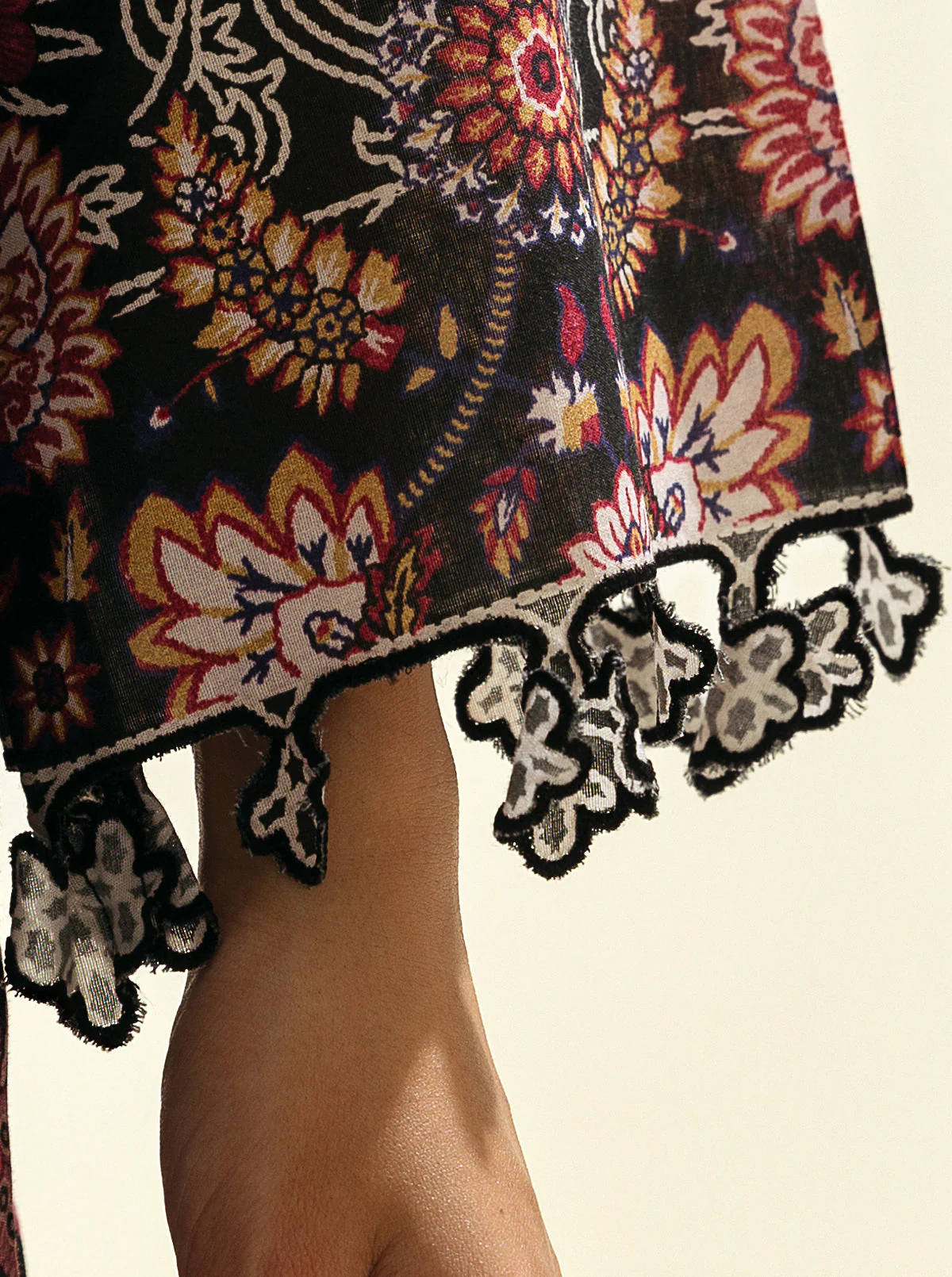1 PIECE - PRINTED LAWN SHIRT - MIDNIGHT SUN - Image 3