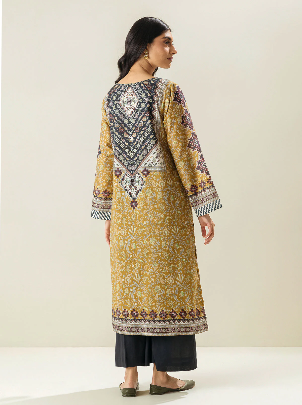 1 PIECE - PRINTED LAWN SHIRT - EMPIRE OF KARUN - Image 2