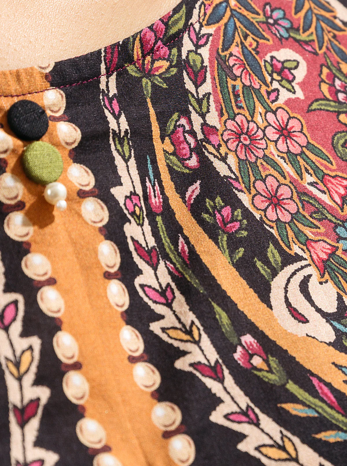 1 PIECE - PRINTED LAWN SHIRT - FLORA SYNC - Image 3