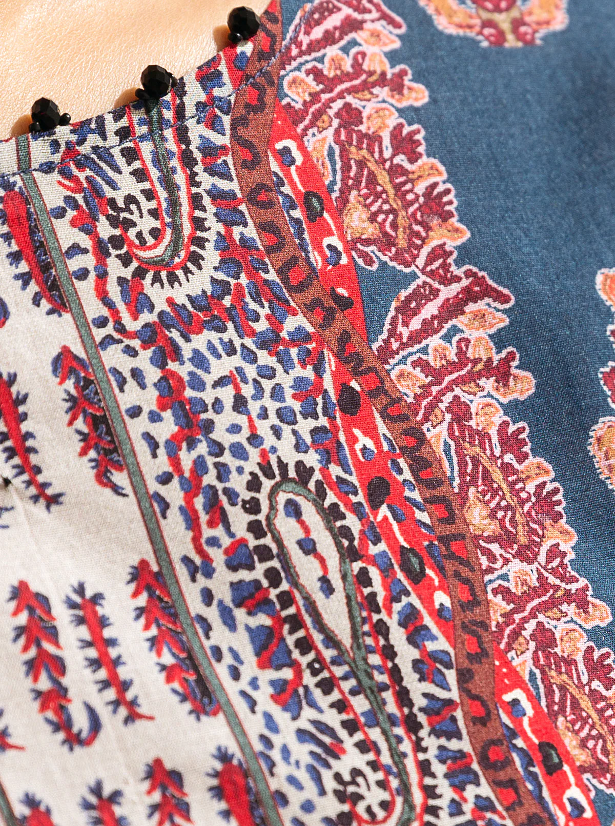 1 PIECE - PRINTED LAWN SHIRT - NAVY CLOUDS - Image 3