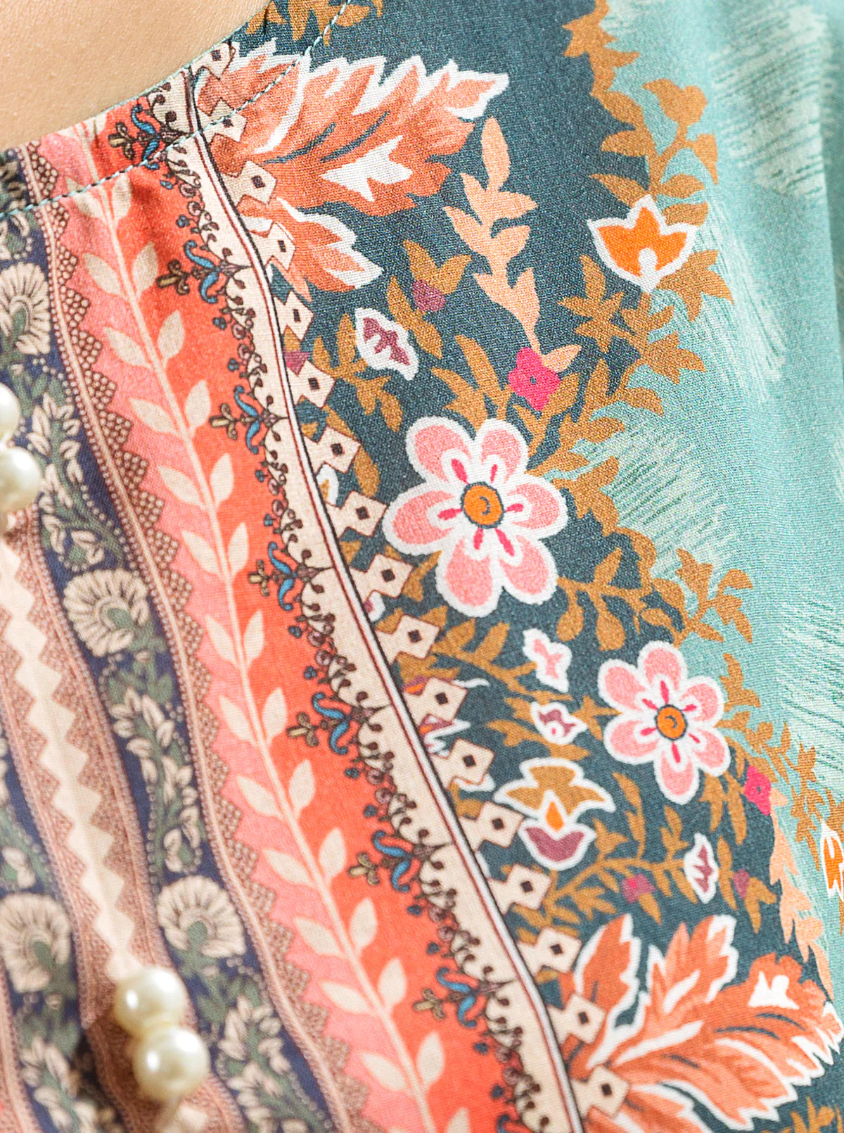 3 PIECE - PRINTED LAWN SUIT - DAWN DESIRE - Image 4