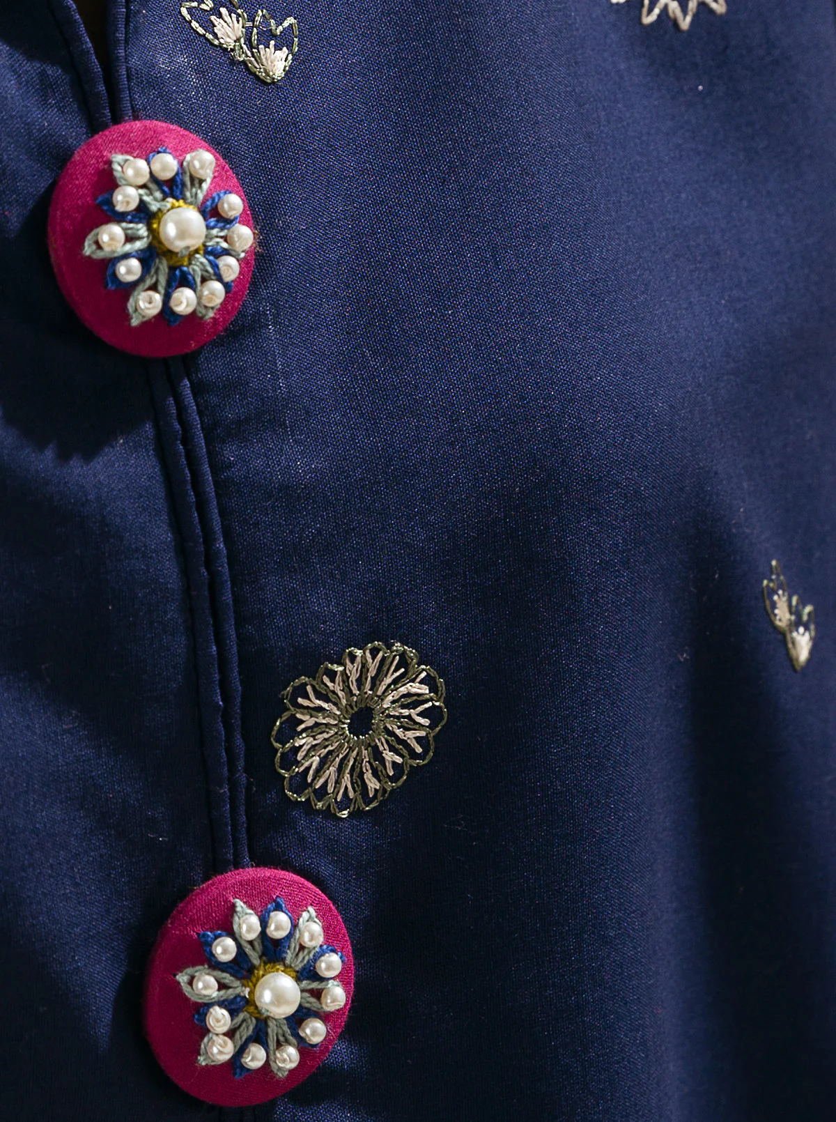 3 PIECE - EMBROIDERED LAWN SUIT - SAPPHIRE DREAM - Image 6