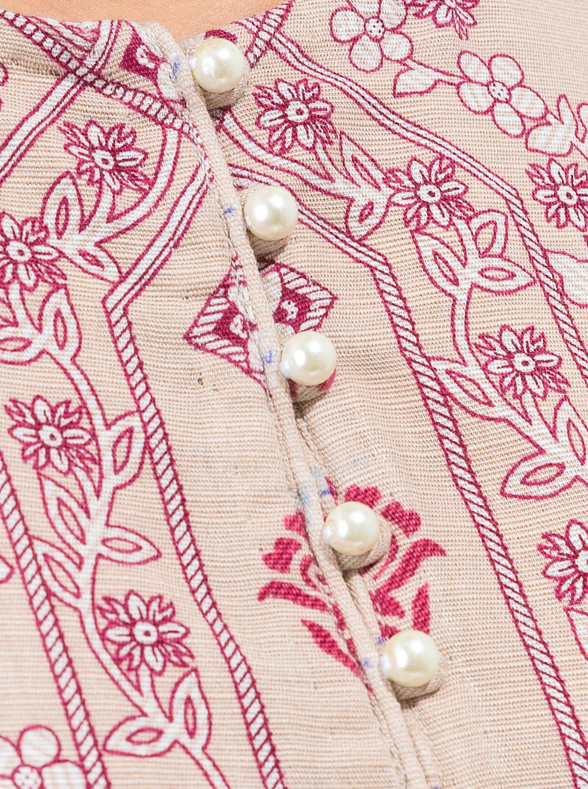 3 PIECE - PRINTED KHADDAR SUIT - ANTIQUE PEARL - Image 5
