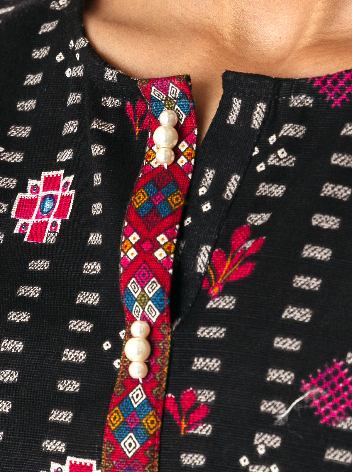 2 PIECE - PRINTED KHADDAR SUIT - FOLK LORE - Image 4