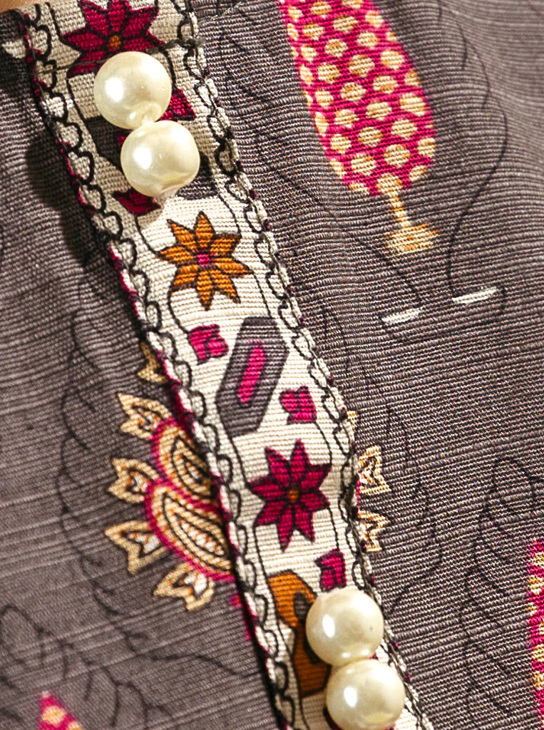 3 PIECE - PRINTED KHADDAR SUIT - CONCRETER HERITAGE - Image 4
