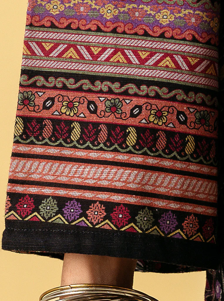 3 PIECE - PRINTED KHADDAR SUIT - MOONLIGHT - Image 4