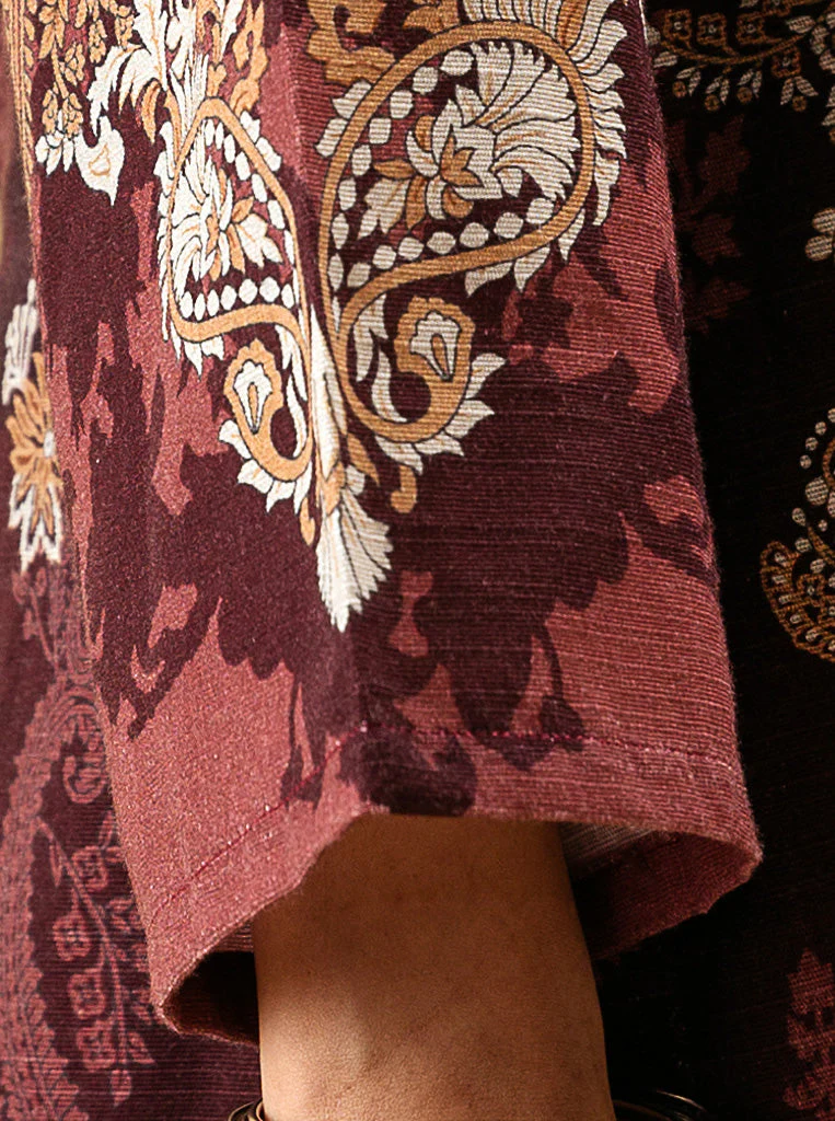 3 PIECE - PRINTED KHADDAR SUIT - WINTER BLOOM - Image 5