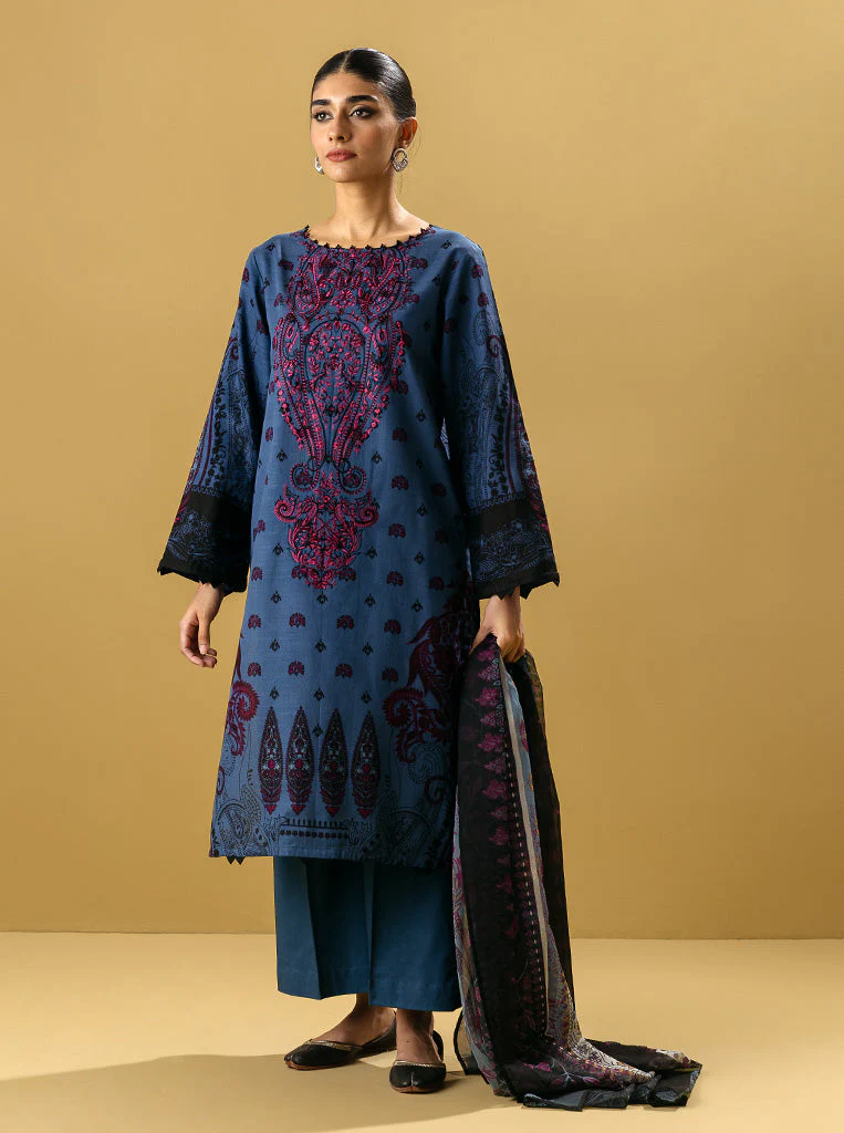 3 PIECE - EMBROIDERED  KHADDAR SUIT - RIVIERA - Image 3