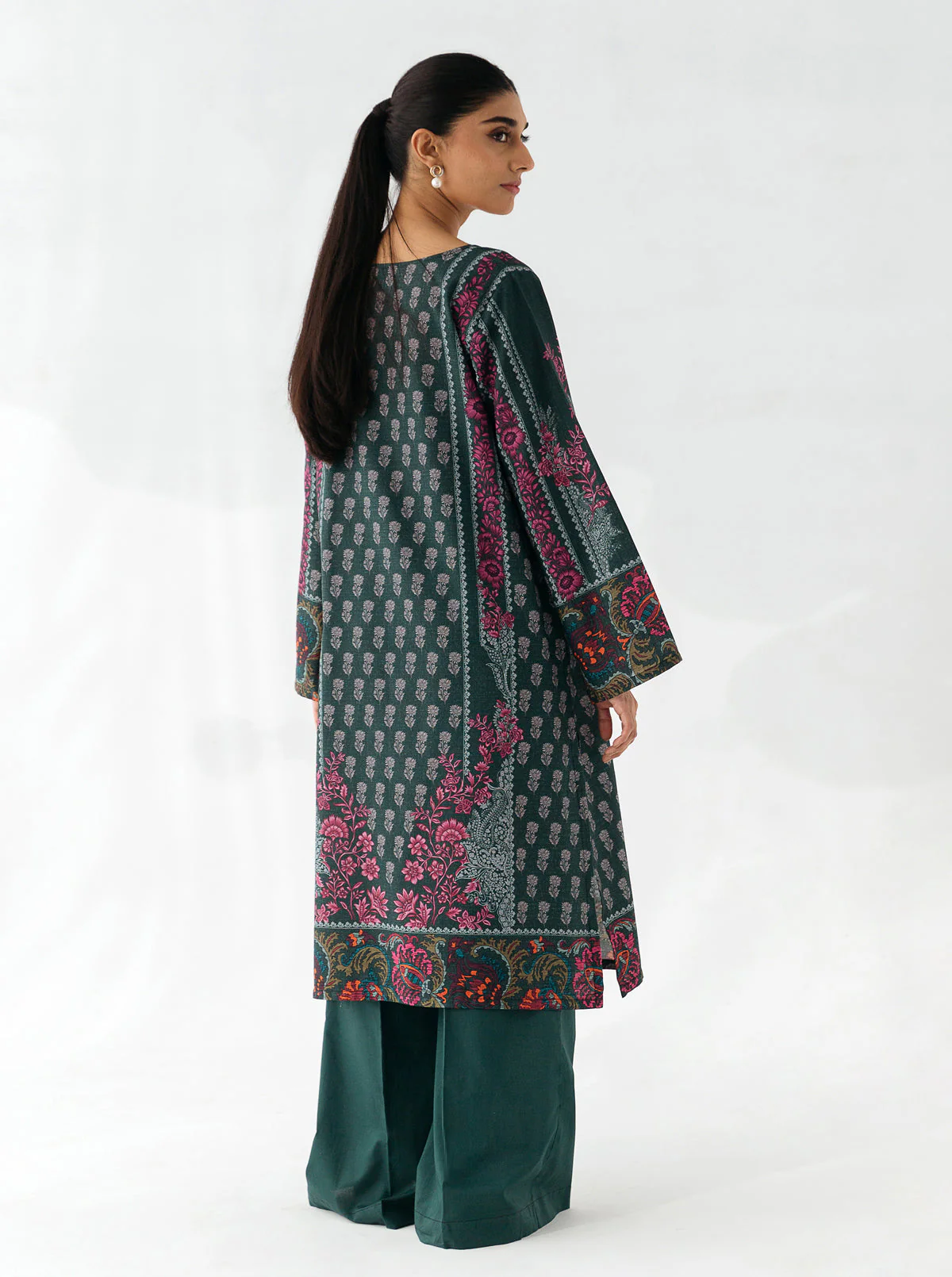 1 PIECE - PRINTED KHADDAR SHIRT - BAYOU BREEZE - Image 2