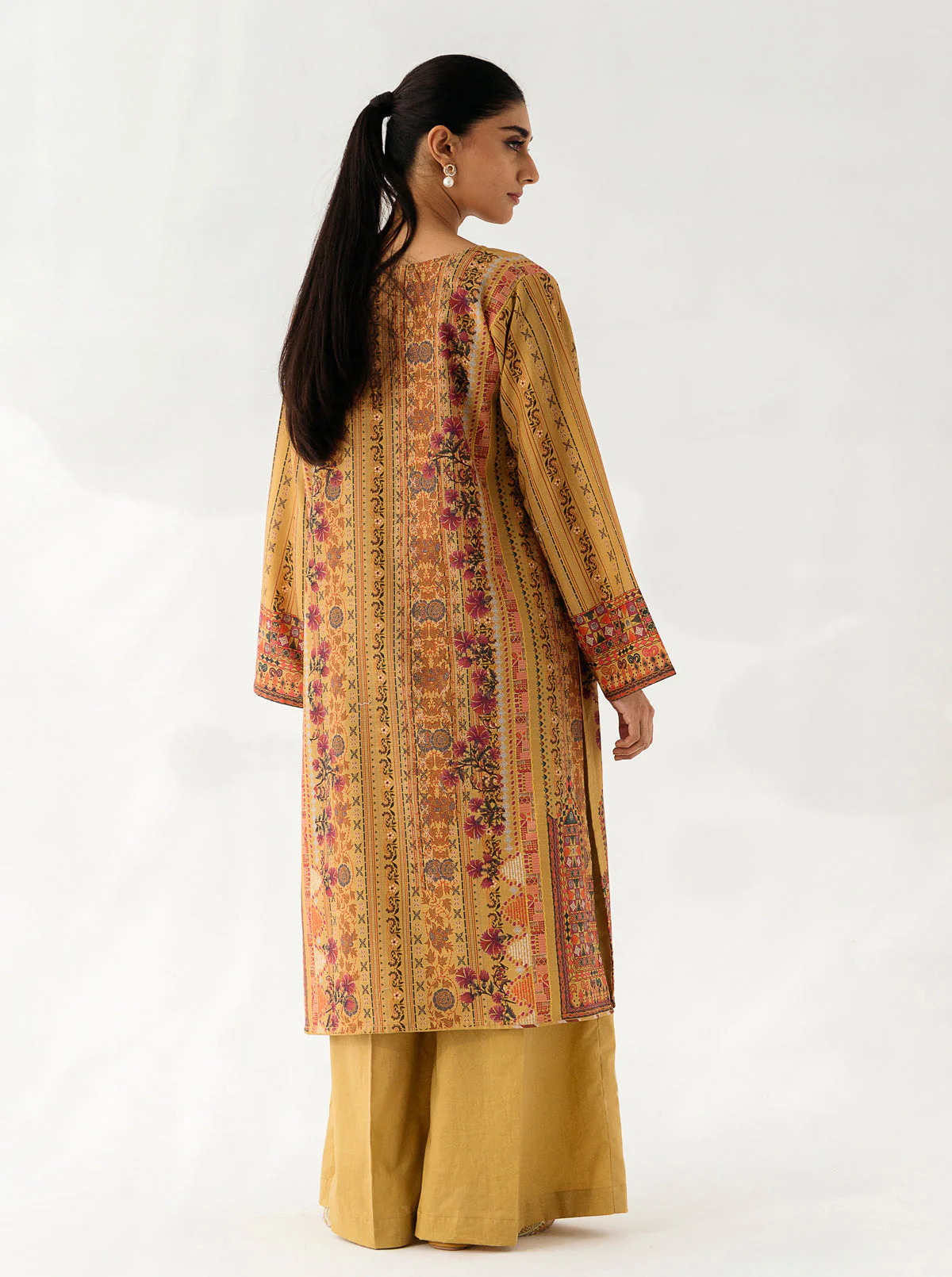 2 PIECE - PRINTED KHADDAR SUIT - SPECTRA EYE - Image 3
