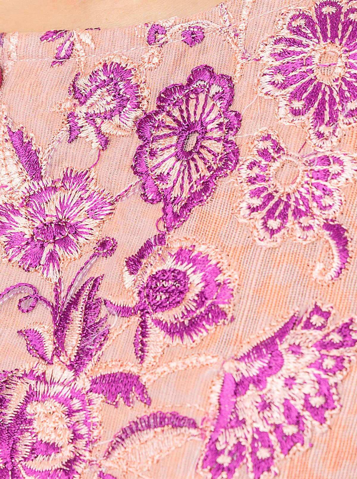 2 PIECE - EMBROIDERED KHADDAR SUIT - DUSKY BLUSH - Image 3