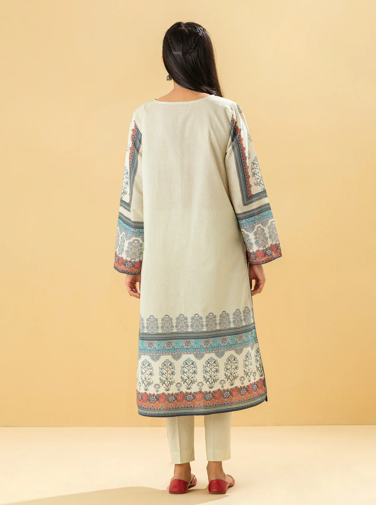 1 PIECE - PRINTED LAWN SHIRT - DIVINITY DREAM - Image 4