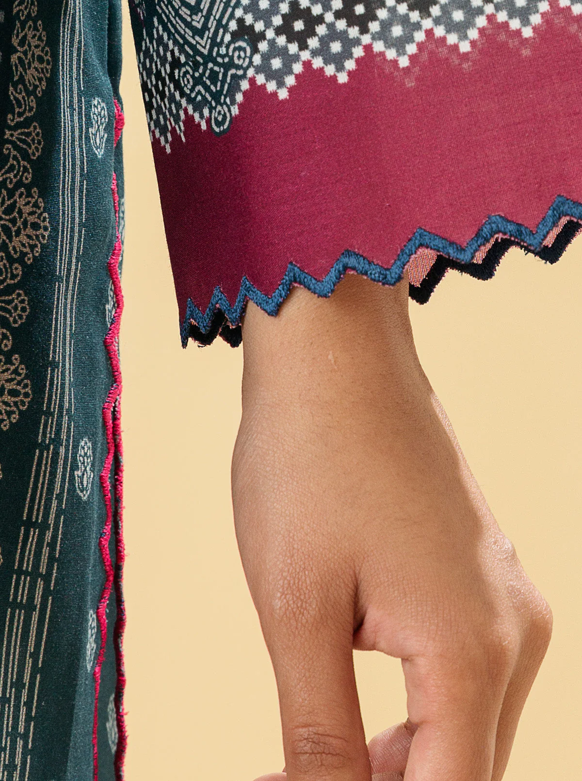 1 PIECE - PRINTED LAWN SHIRT - TREASURE CRAFT - Image 3