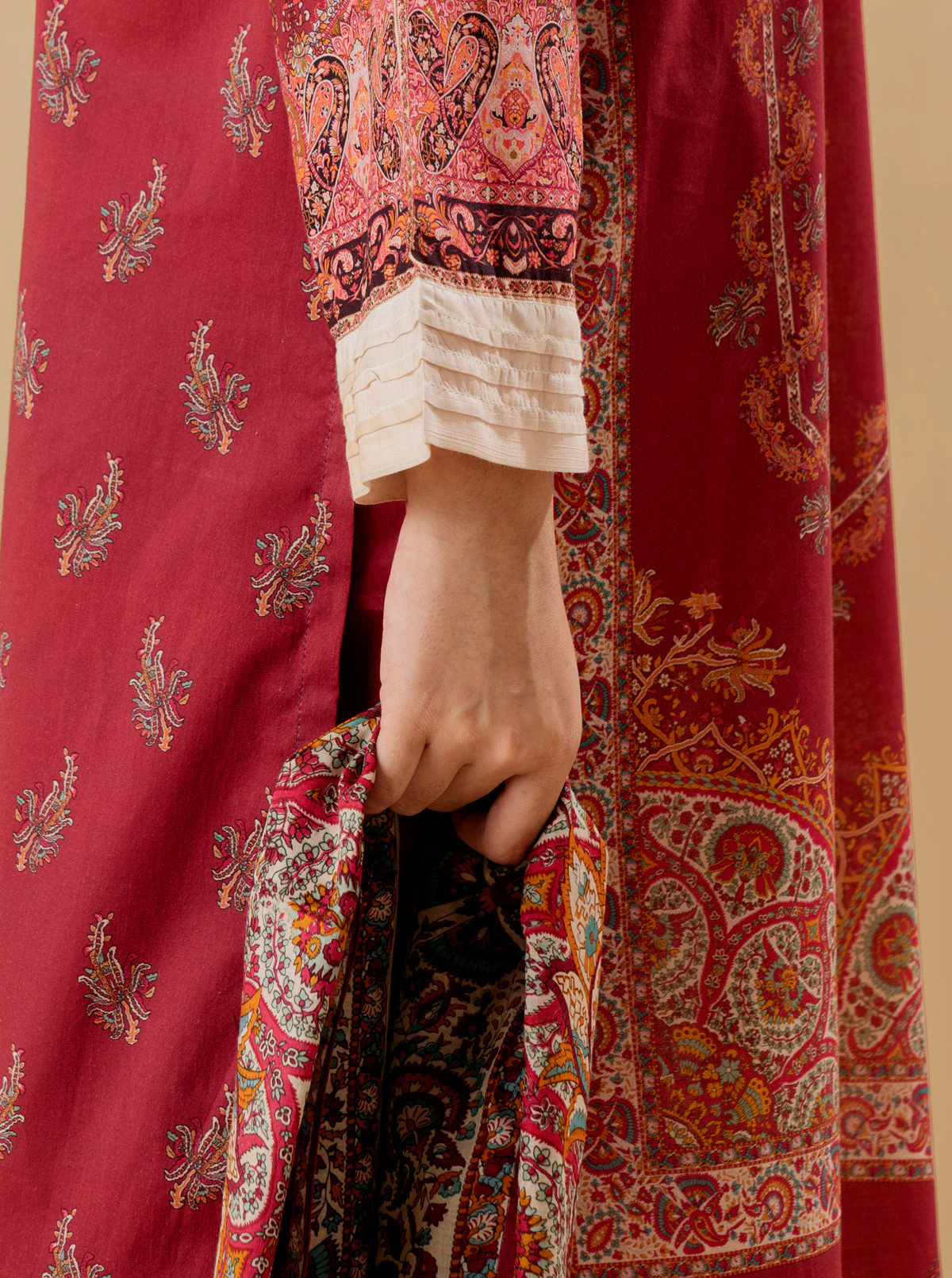 2 PIECE - PRINTED LAWN SUIT - URBAN PAISLEY - Image 3