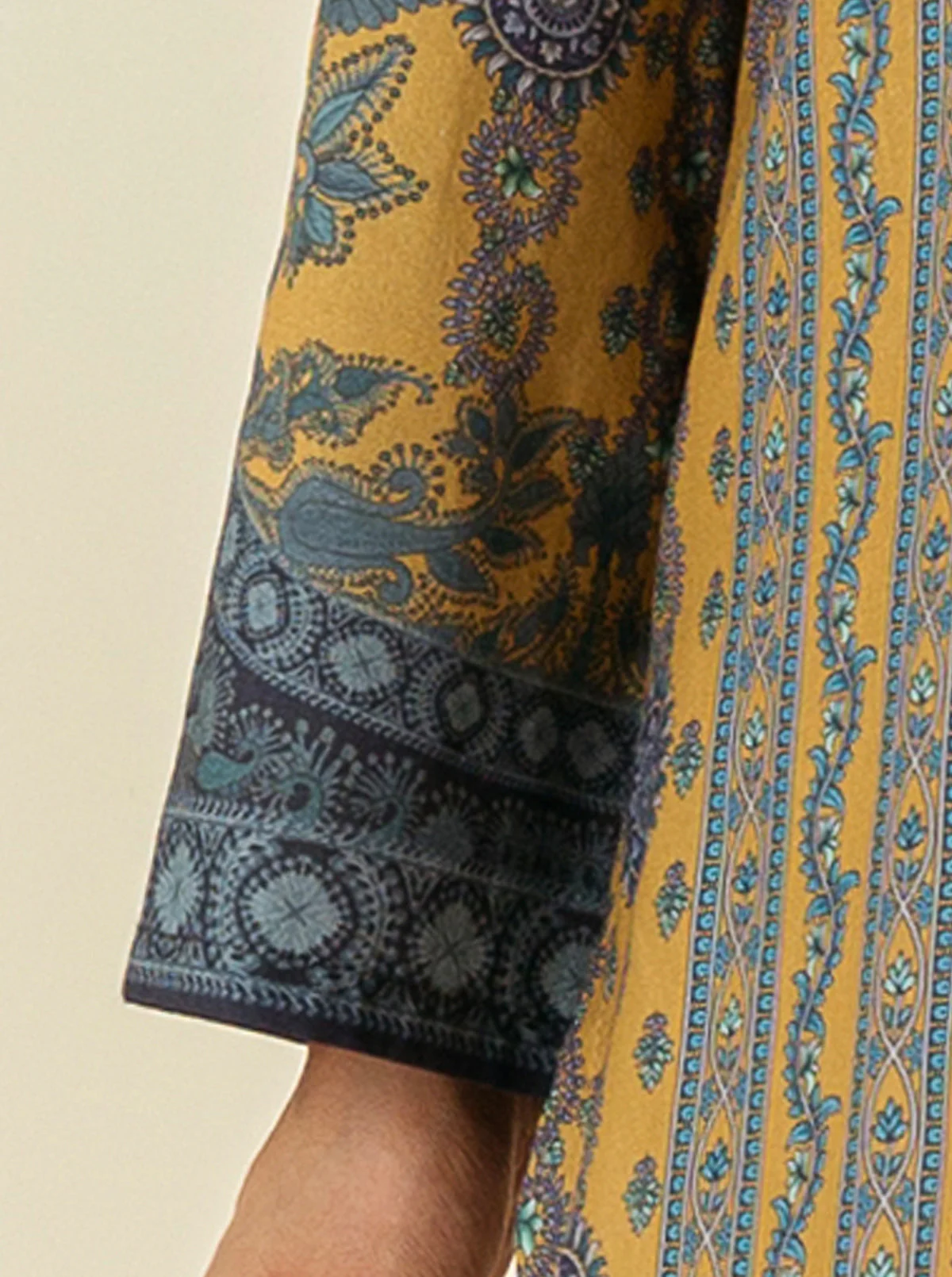 1 PIECE - PRINTED  LAWN SHIRT - COLONIAL RENAISSANCE - Image 3