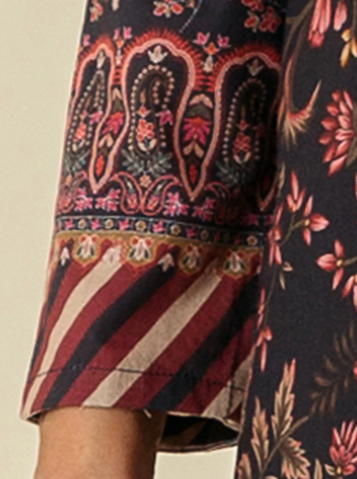 1 PIECE - PRINTED  LAWN SHIRT - RAIN FOREST - Image 3