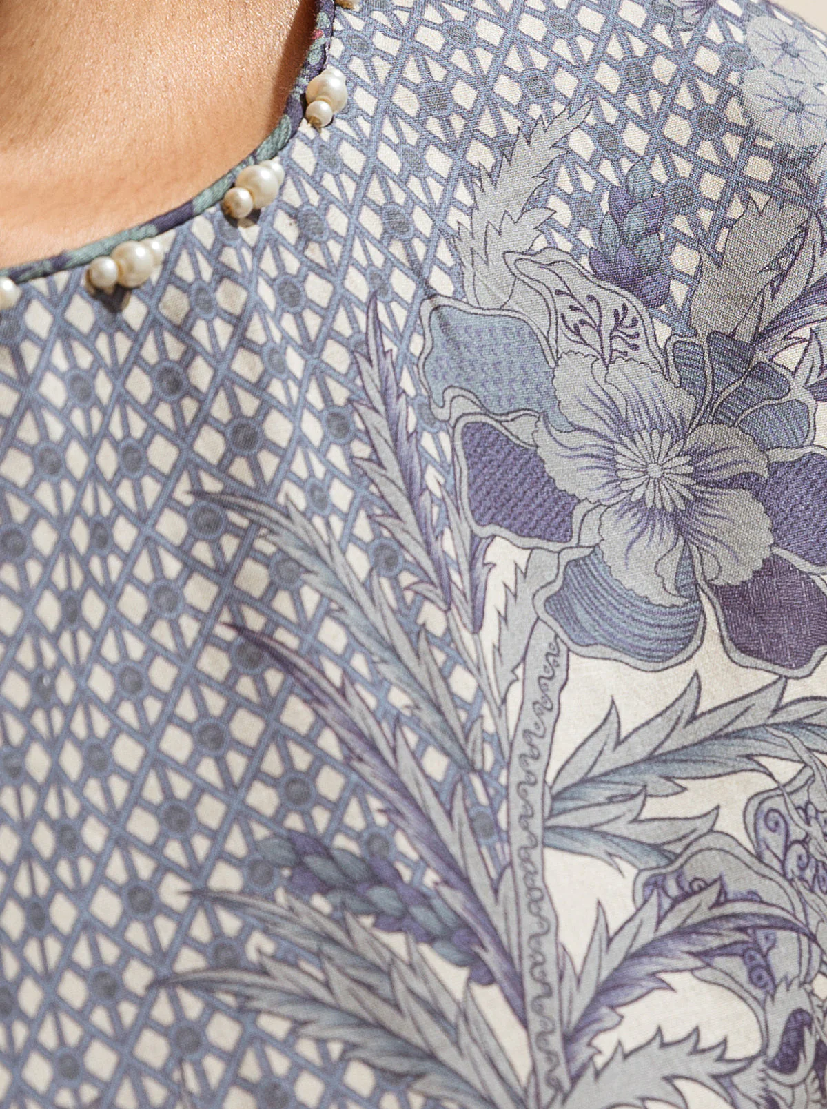 1 PIECE - PRINTED  LAWN SHIRT - CHINTZ DELICACY - Image 3