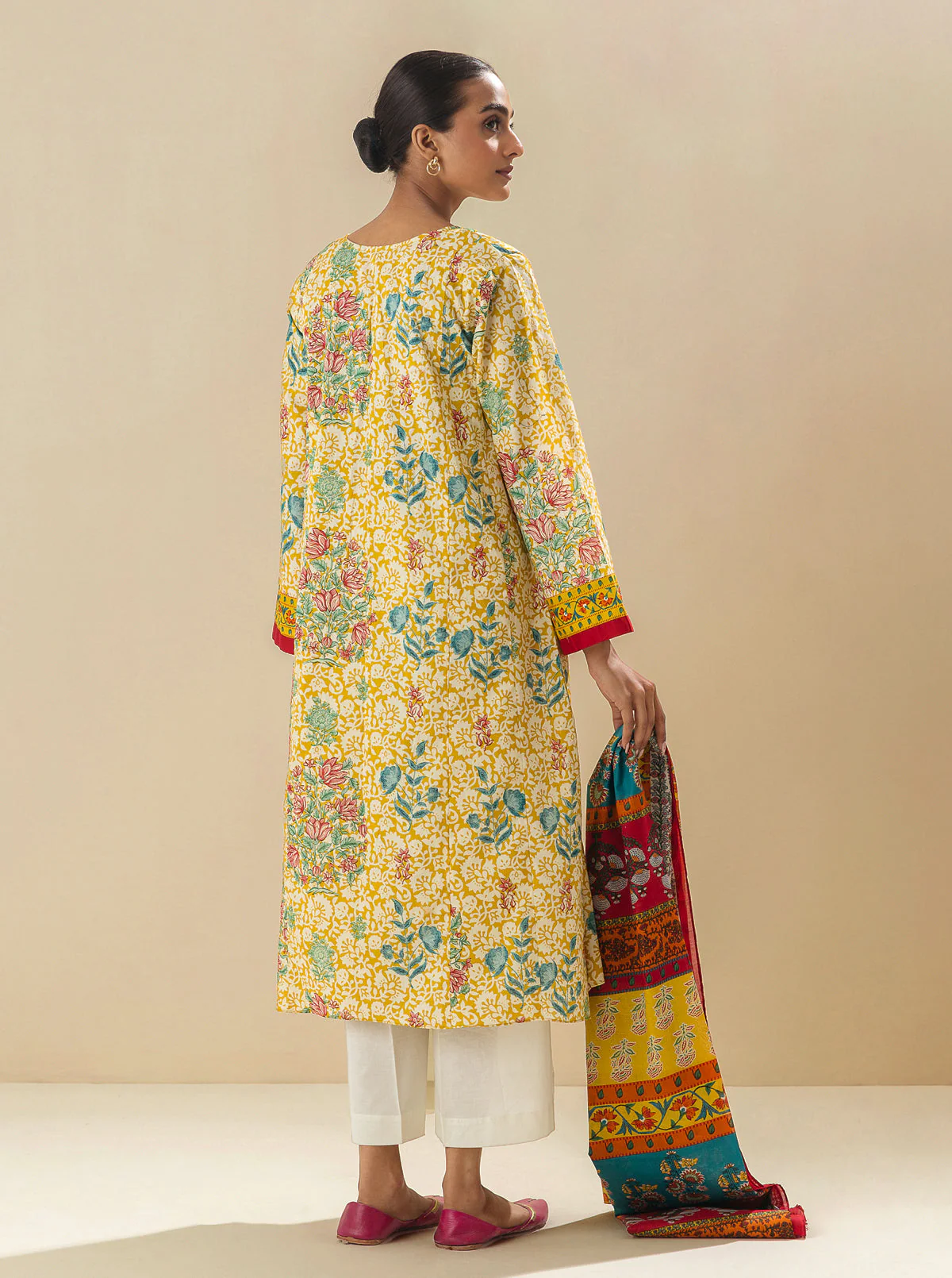 2 PIECE - PRINTED LAWN SUIT - SAHARA MIRAGE - Image 3