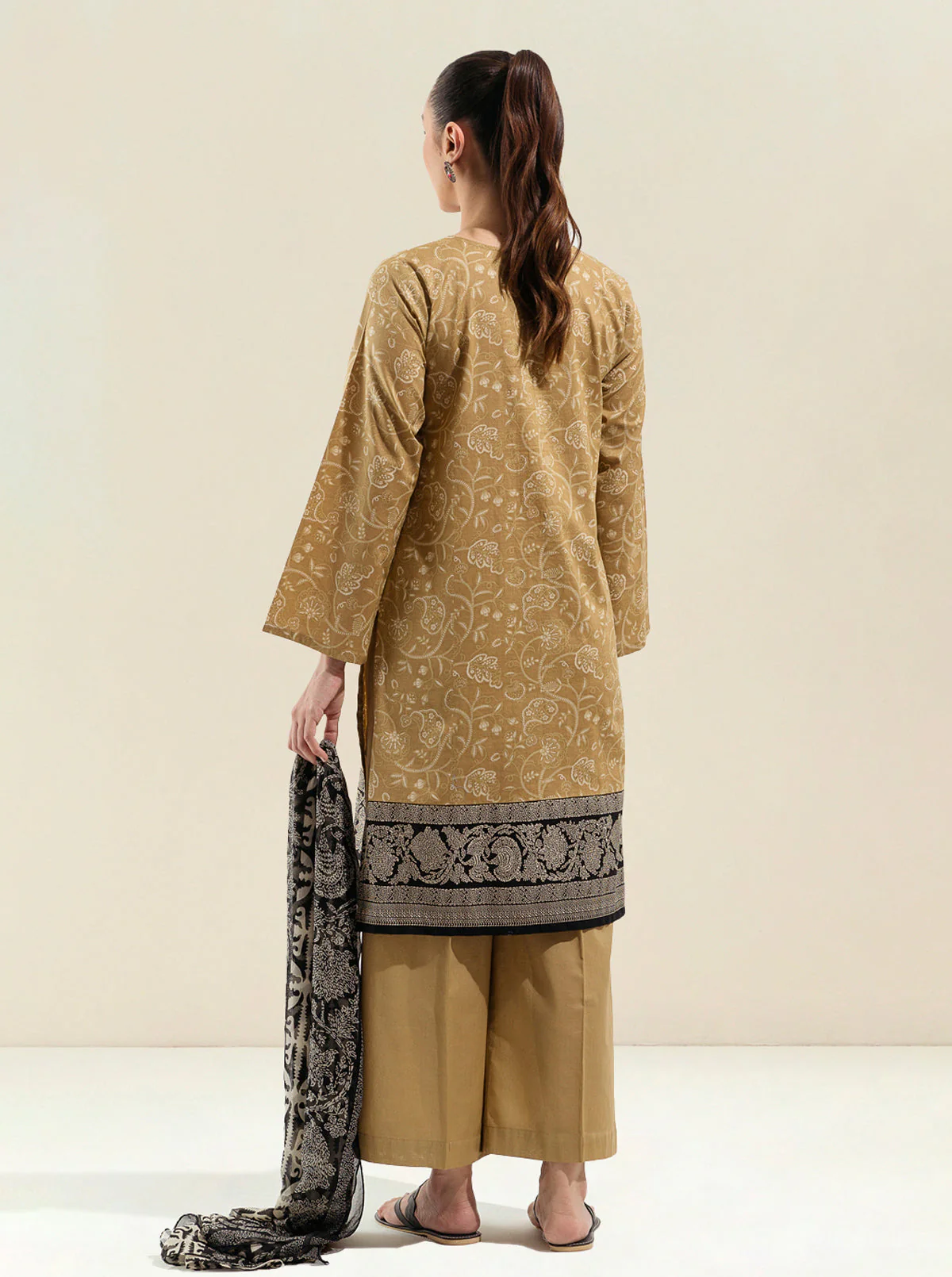 2 PIECE - PRINTED LAWN SUIT - FALL LEAF - Image 3