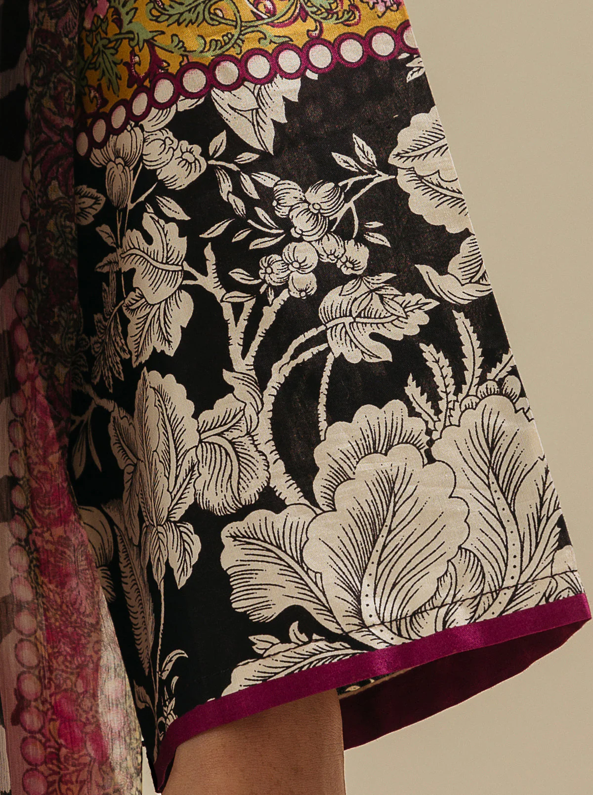 2 PIECE - EMBROIDERED LAWN SUIT - GOLDEN SPICE - Image 4