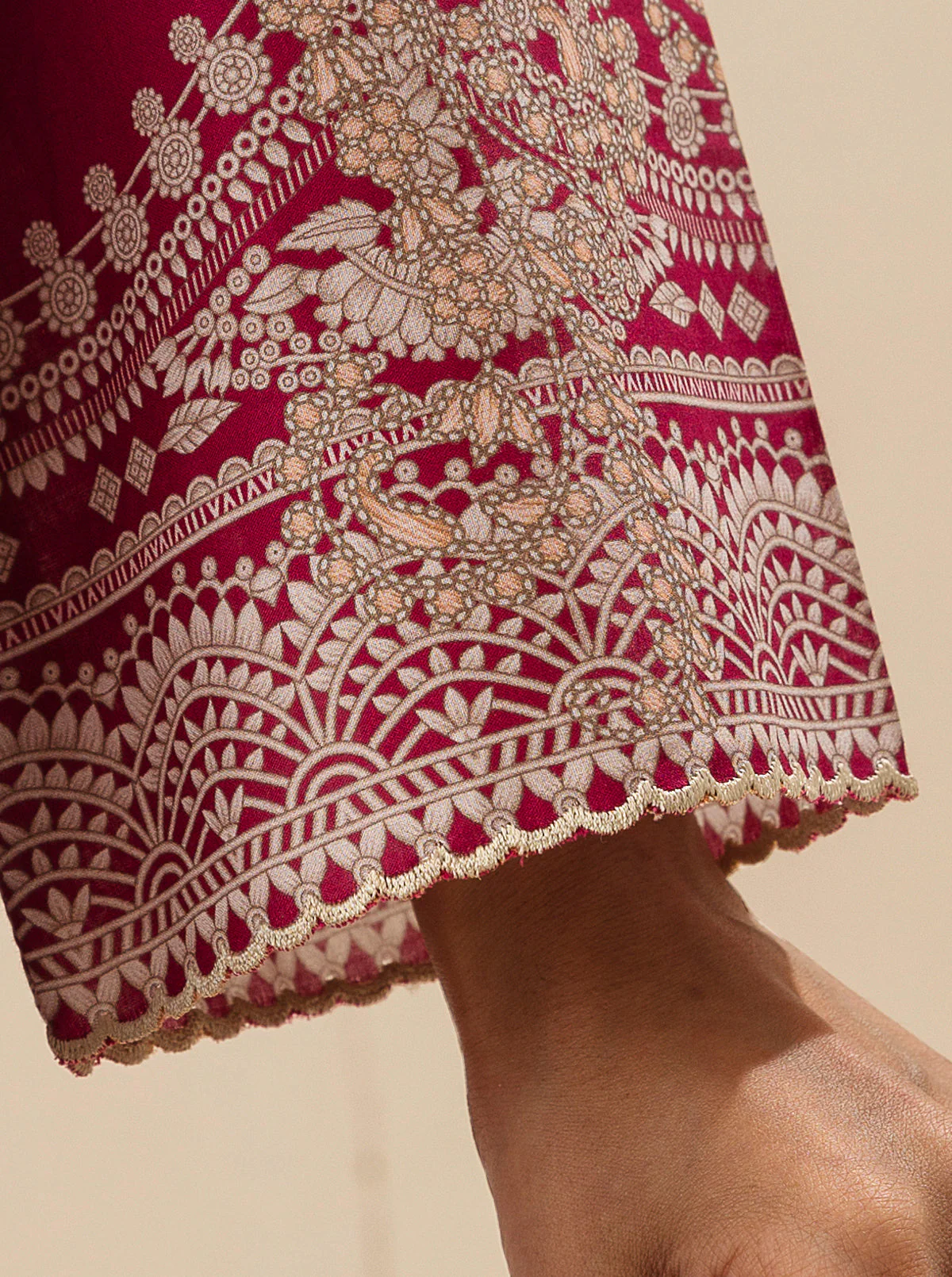3 PIECE - EMBROIDERD LAWN SUIT - MULBERRY MINES - Image 3