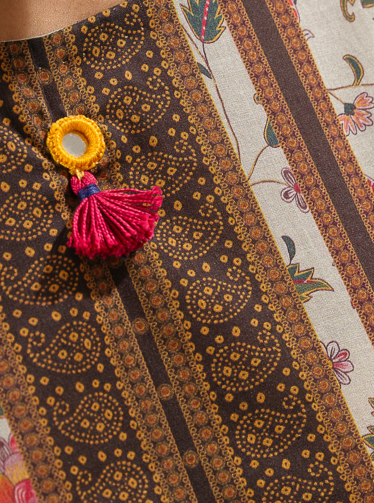 3 PIECE - PRINTED  LAWN SUIT - FLORID ADJUSTMENT - Image 2