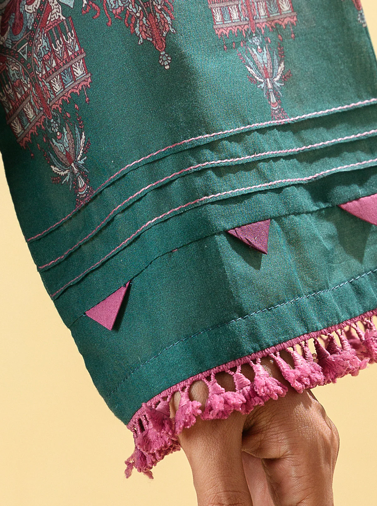 1 PIECE - PRINTED LAWN SHIRT - JADE ADMONISH - Image 3
