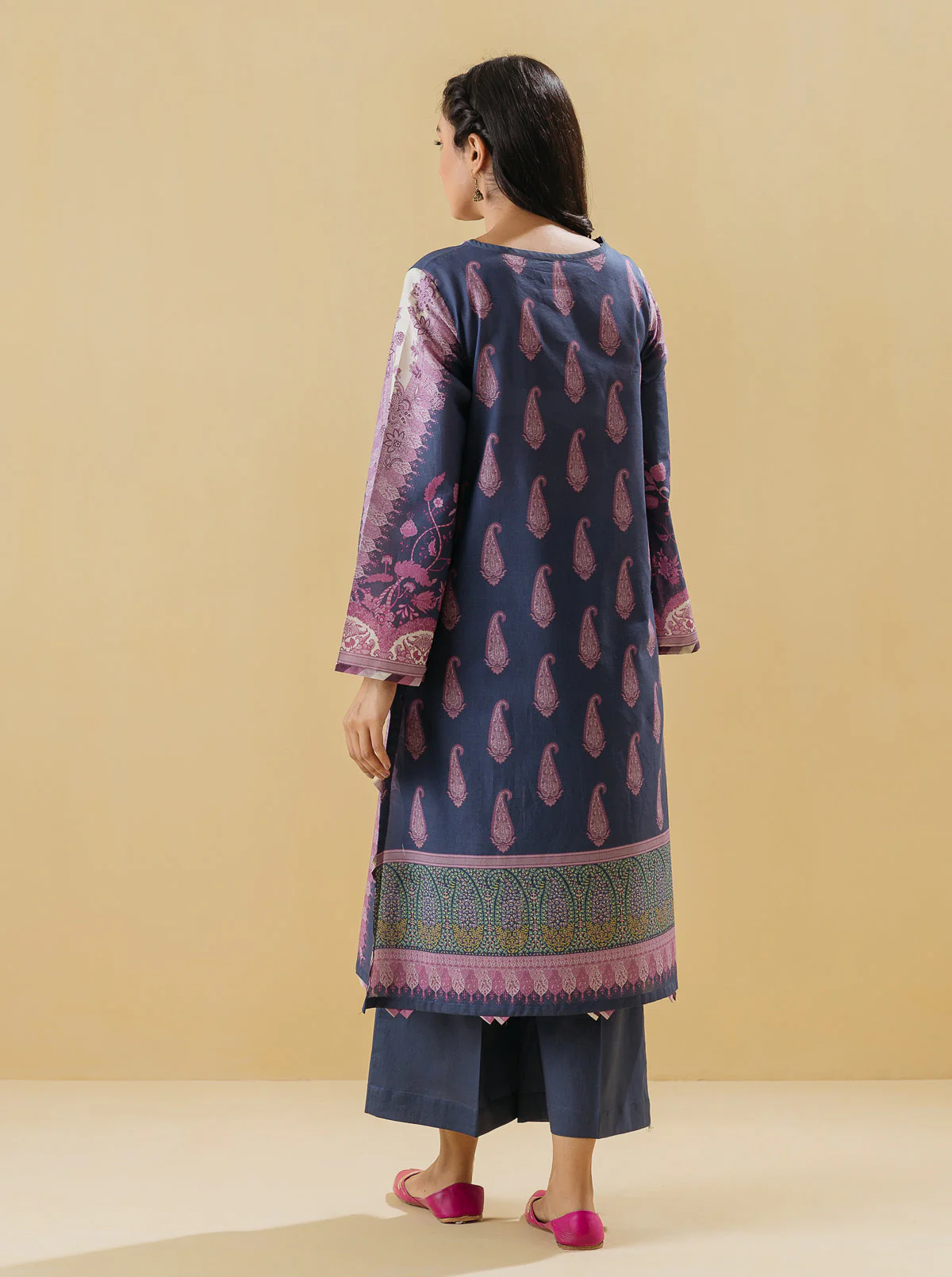 1 PIECE - PRINTED LAWN SHIRT - DIVINE DECOR - Image 4