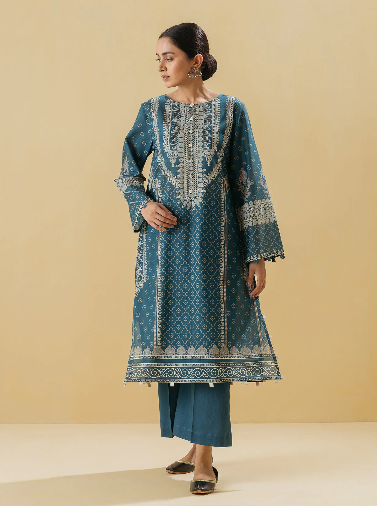 2 PIECE - PRINTED LAWN SUIT - MYSTIQUE JEWEL