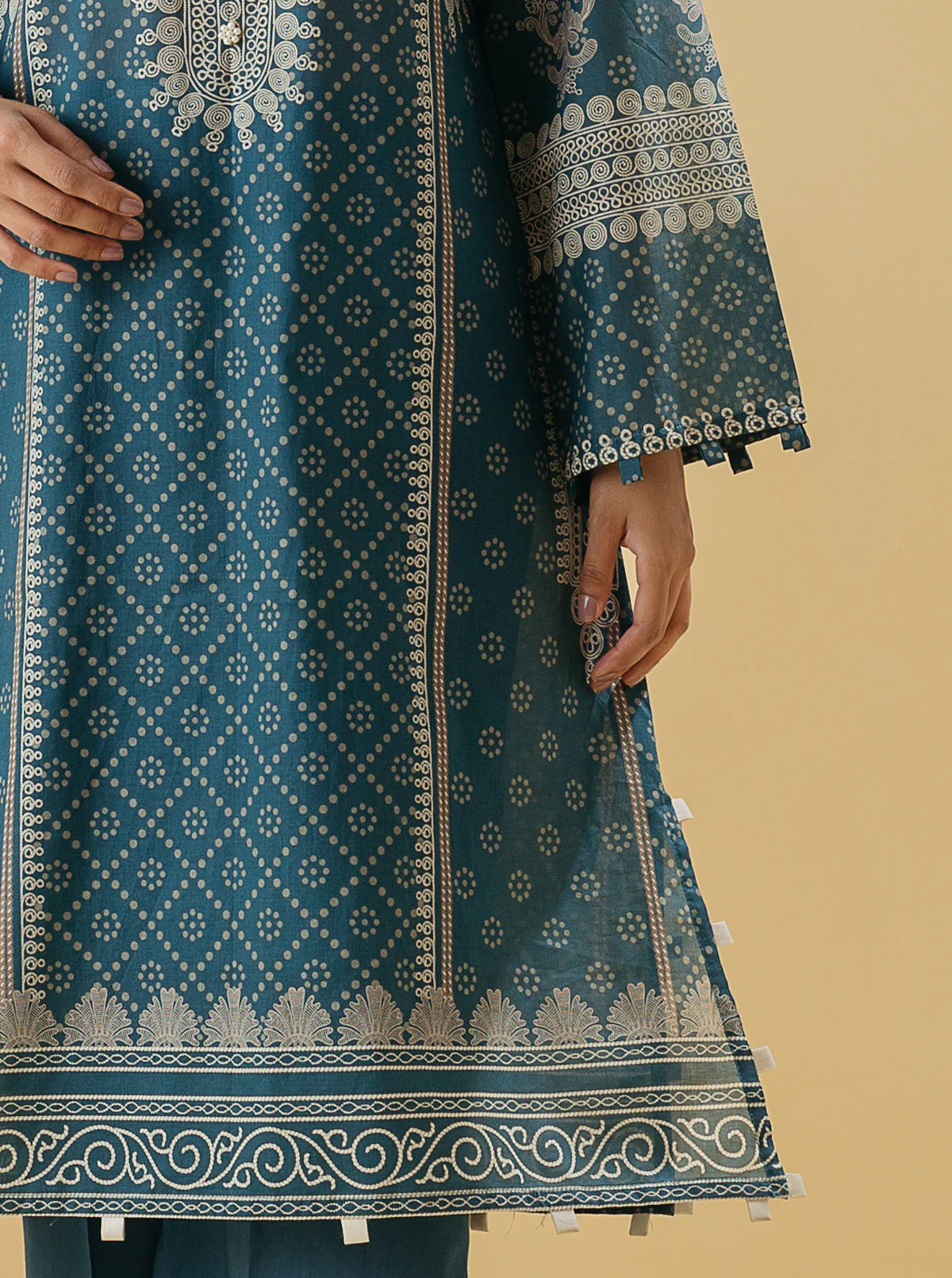 2 PIECE - PRINTED LAWN SUIT - MYSTIQUE JEWEL - Image 2