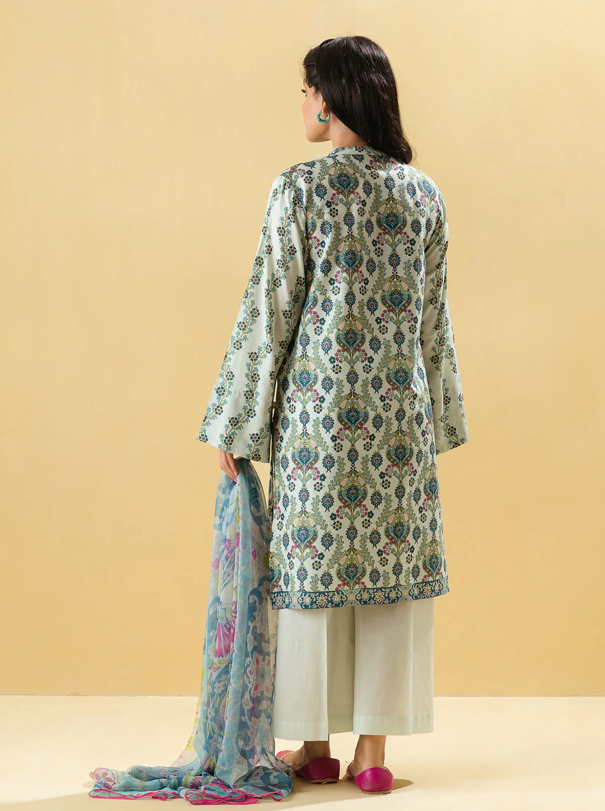 2 PIECE - PRINTED LAWN SUIT - FLOURITE CHARMS - Image 5
