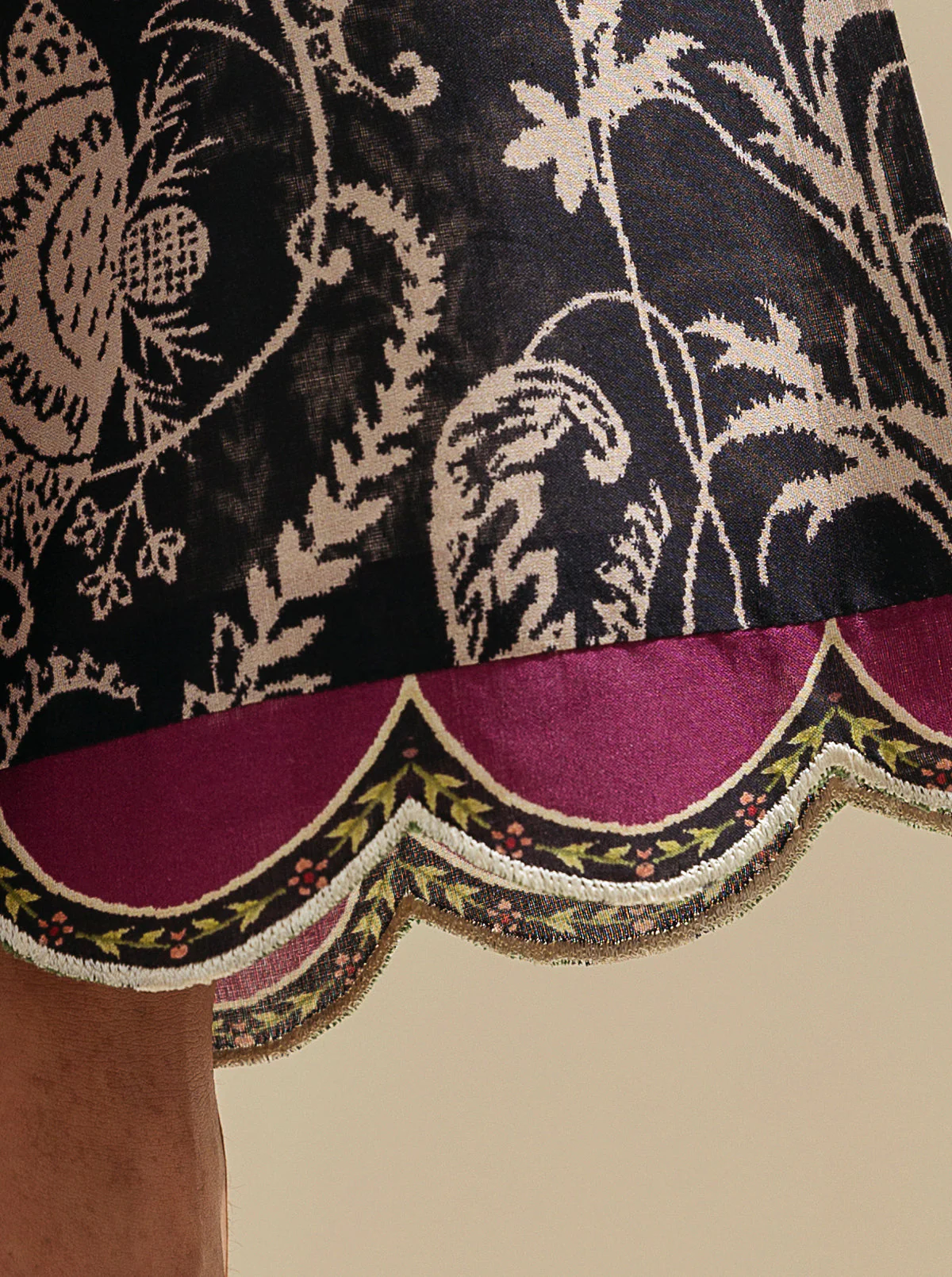 1 PIECE - PRINTED LAWN SHIRT - GRAPE FANTASY - Image 4