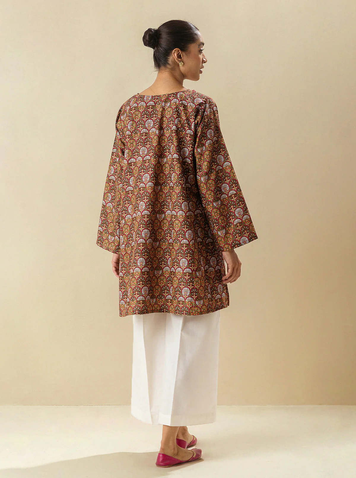1 PIECE - PRINTED LAWN SHIRT - PLUME SKY - Image 2