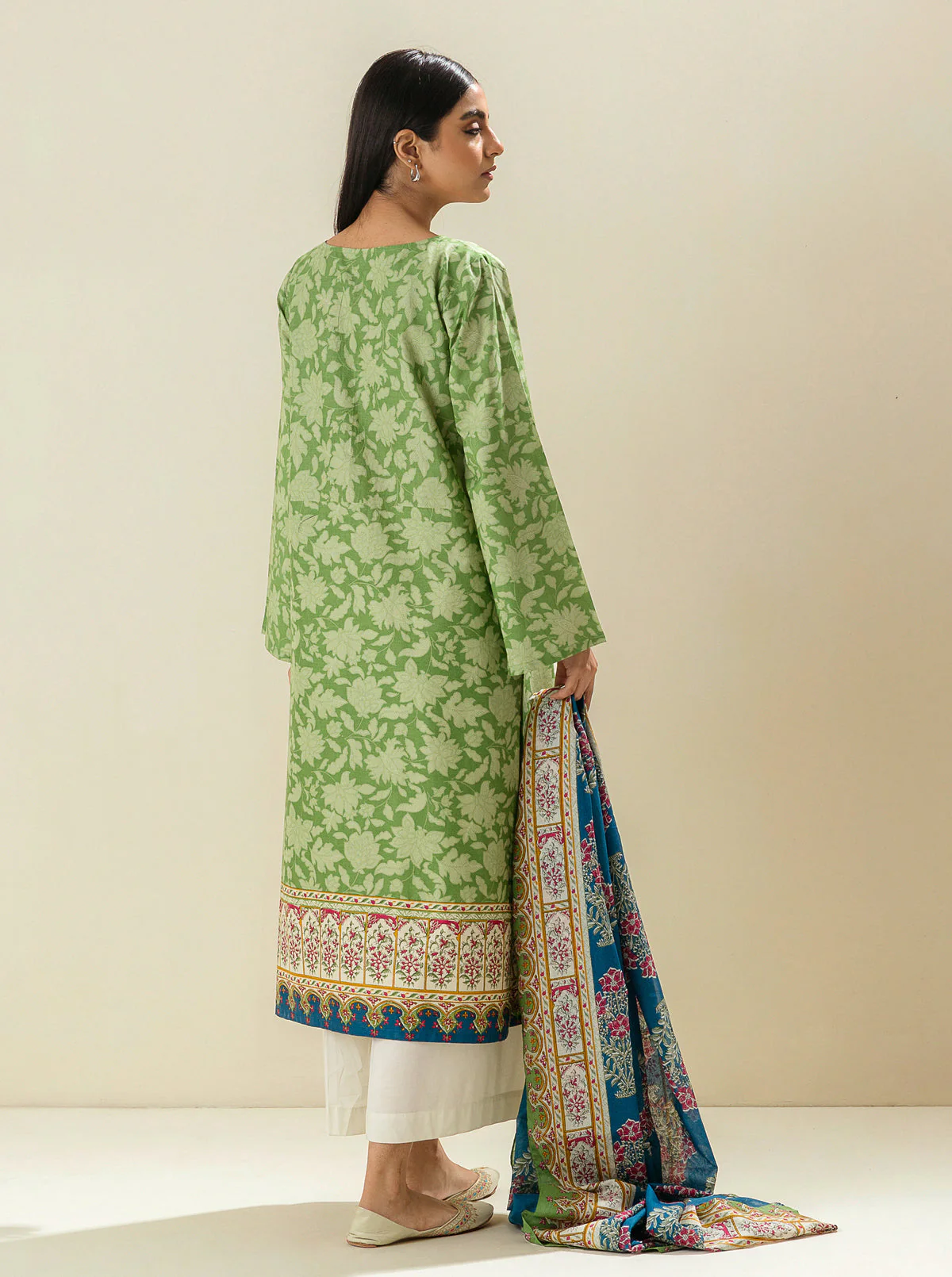2 PIECE - EMBROIDERED LAWN SUIT - LEPRECHAUN DUST - Image 3