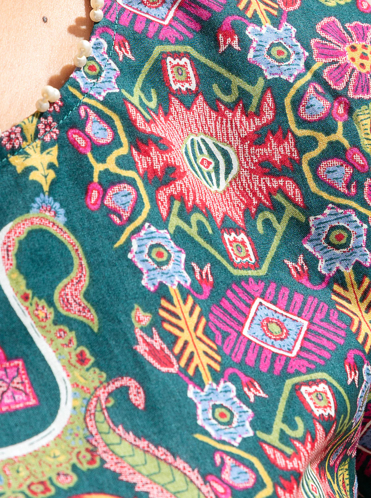 1 PIECE - PRINTED LAWN SHIRT - MARITIME MOON - Image 3